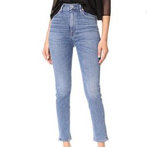 AGOLDE Ruby Super High Straight Crop Jeans